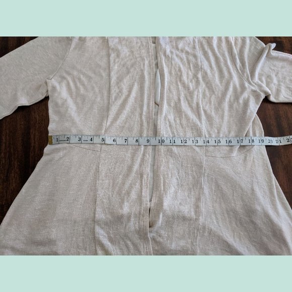 NWT KAREN BROOKS Layered Drape Cardigan Size L - Picture 8 of 15